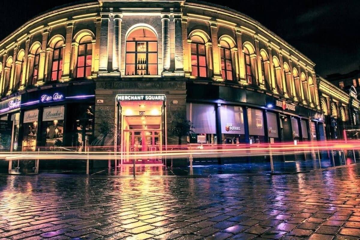 City Centre Apartment W Parking & Hyperoptic Wifi Glasgow Eksteriør bilde