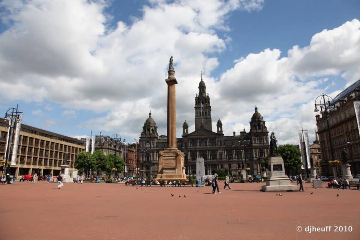 City Centre Apartment W Parking & Hyperoptic Wifi Glasgow Eksteriør bilde