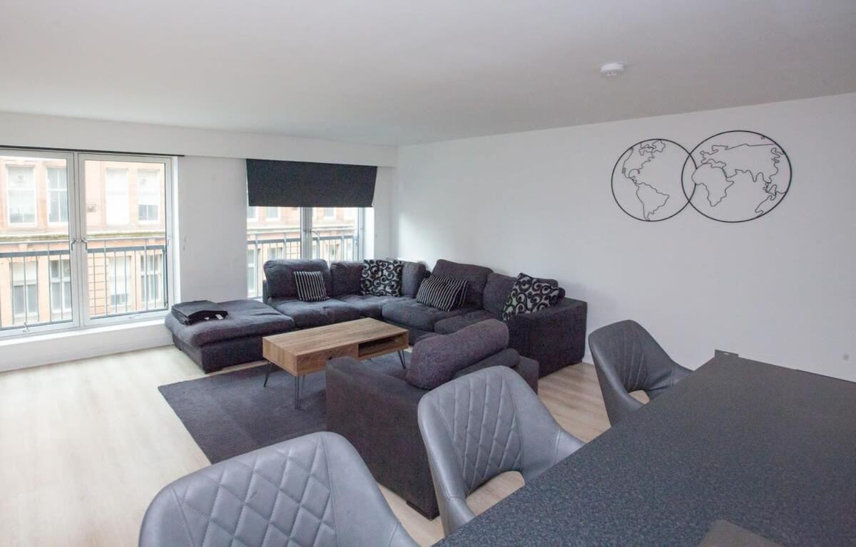 City Centre Apartment W Parking & Hyperoptic Wifi Glasgow Eksteriør bilde